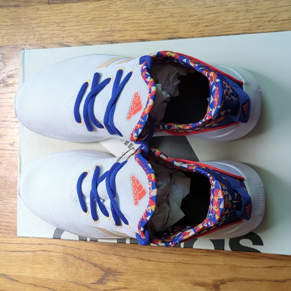NIB FARM Rio Cloudfoam Pure SPW Shoe Adidas Collab Women's 7.5 Abstract Print - Picture 5 of 16